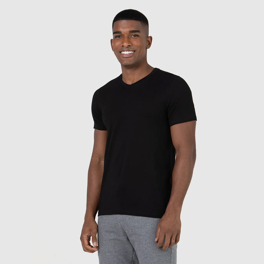 CAMISETA MC TRADICIONAL 1000004422 PRETO P