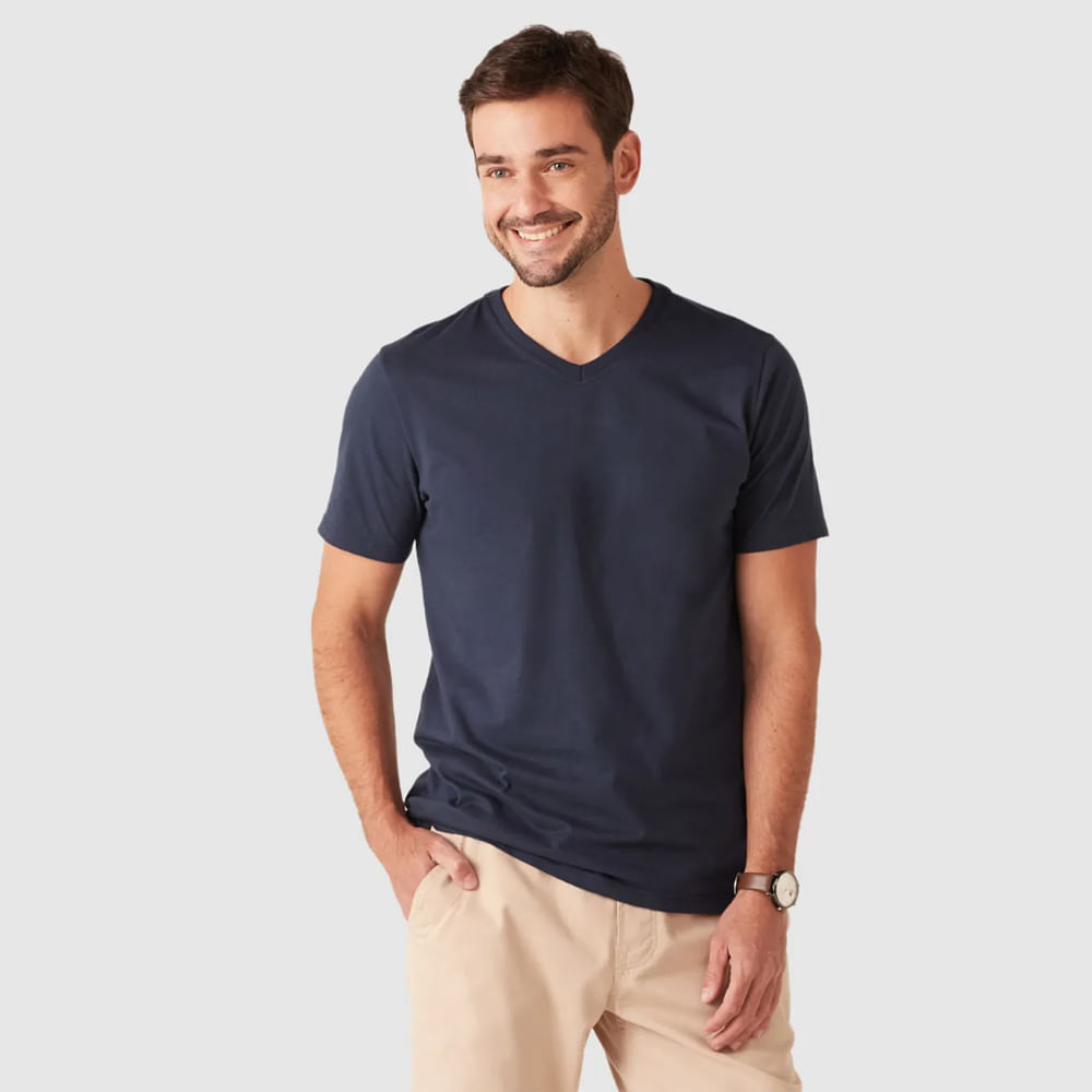 CAMISETA MC TRADICIONAL 1000004422 AZUL P