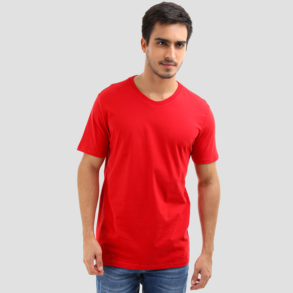 CAMISETA MC TRADICIONAL 1000004422 VERMELHO P