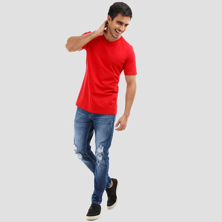 CAMISETA MC TRADICIONAL 1000004422 VERMELHO P