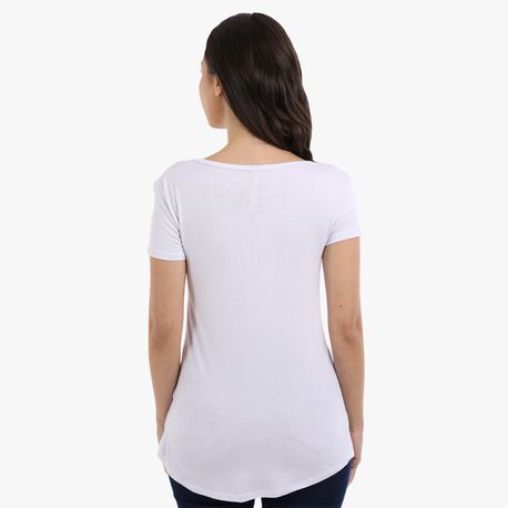 BLUSA MC BOLSINHO 00252 BRANCO M