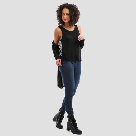 TWIN SET TRICOT 182372 PRETO M