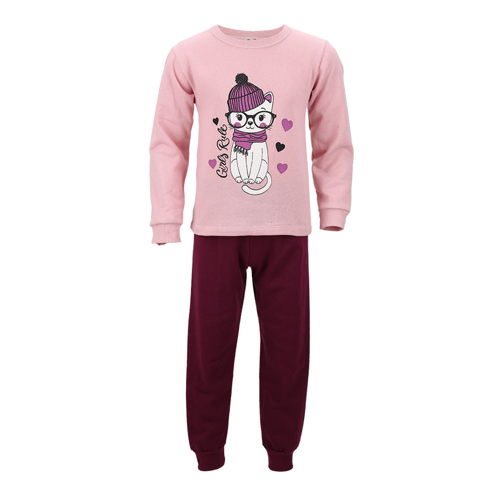 CONJUNTO MOLETOM CARECA 2325 ROSE 08