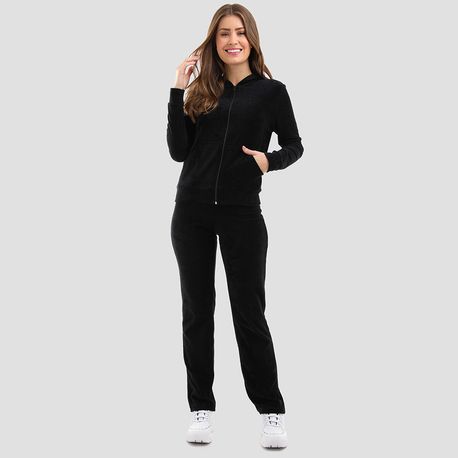 CONJUNTO PLUSH 615324 PRETO P