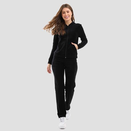 CONJUNTO PLUSH 615324 PRETO P