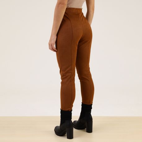 LEGGING SUEDE 410416 MARROM M