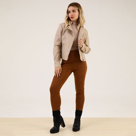LEGGING SUEDE 410416 MARROM M