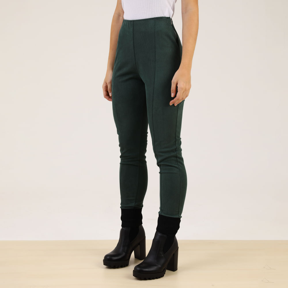 LEGGING SUEDE 410416 MILITAR M