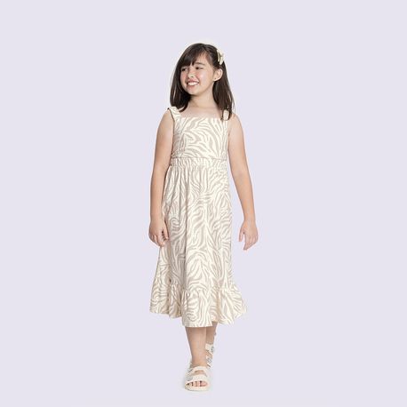VESTIDO MALHA ZEBRA 37638 INF BEGE 04