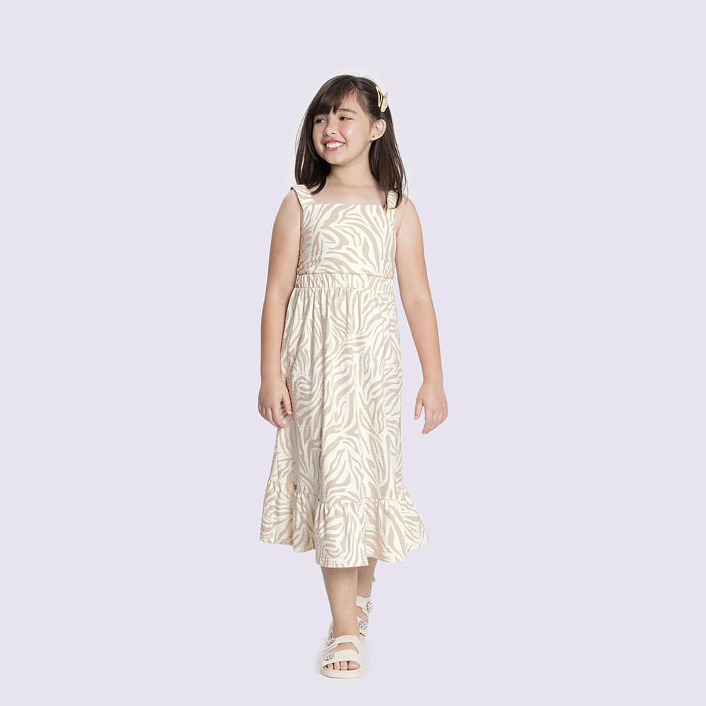 VESTIDO MALHA ZEBRA 37638 INF BEGE 04