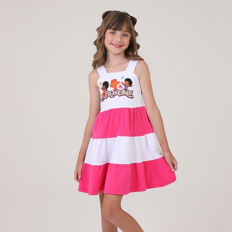 VESTIDO 3 MARIAS 3 PALAVRINHAS 8202 PINK 02