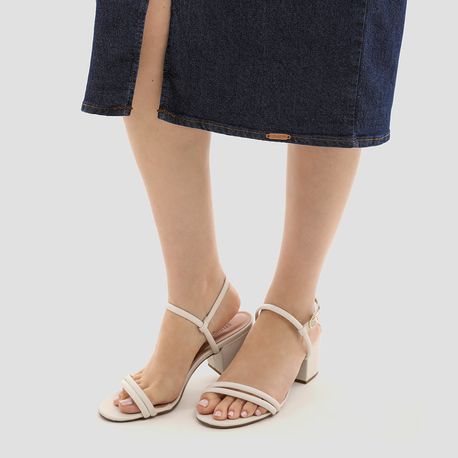 VESTIDO MIDI JUSTO JEANS 60733 JEANS ESCURO G