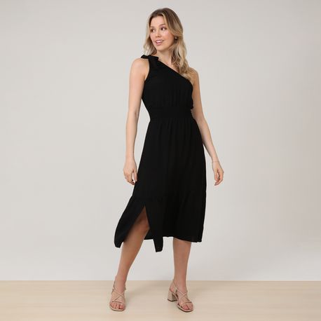 VESTIDO MIDI OMBRO SO 47358 PRETO P