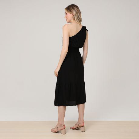 VESTIDO MIDI OMBRO SO 47358 PRETO P