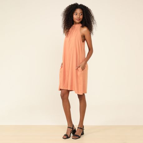 VESTIDO ALTERNECK LACO 2025452V CARAMELO M