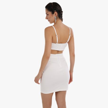 VESTIDO PAETE 0106161 OFF WHITE G