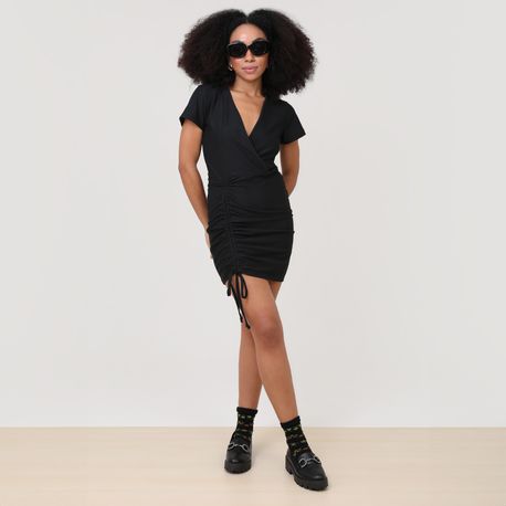 VESTIDO CURTO 6107 PRETO P