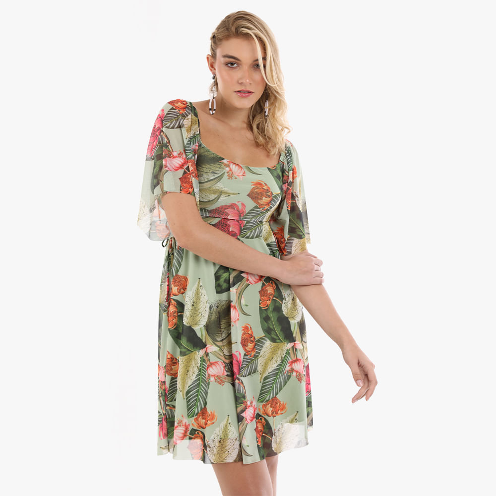 VESTIDO TULE EST 103062 VERDE M