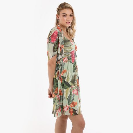 VESTIDO TULE EST 103062 VERDE M