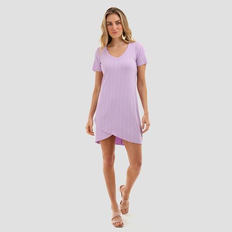 VESTIDO CANEL IRREGULAR 6302407 LILAS P