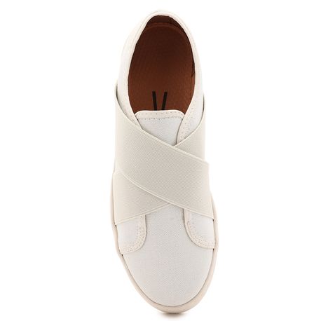 TENIS MODA ELASTICO 12141021 LONA BRANCO OFF 37