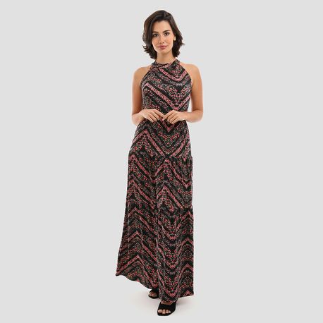 VESTIDO LONGO ALTERNACK REGATA EST LIBERTY 24821 PRETO M