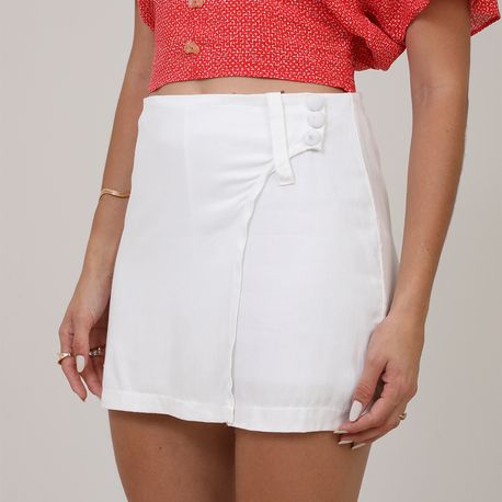 SHORTS SAIA TP IRREGULAR 30505 OFF WHITE M
