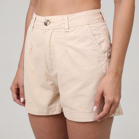 SHORTS SARJA CASUAL BOLSO FACA 94606 BEGE 36