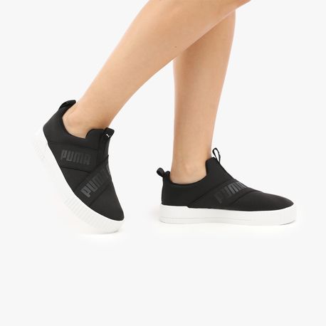 TENIS CARINA SLIP-ON BDP W 375966 01-BLACK/WHITE 34