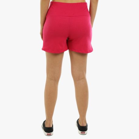 SHORTS CANELADO FAIXA BOTAO 17111 PINK M