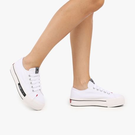 TENIS DAYTONA PLATAFORMA CANVAS W CC2014 BRANCO 36