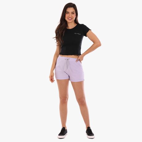 SHORTS MOLETINHO 17178 LILAS P