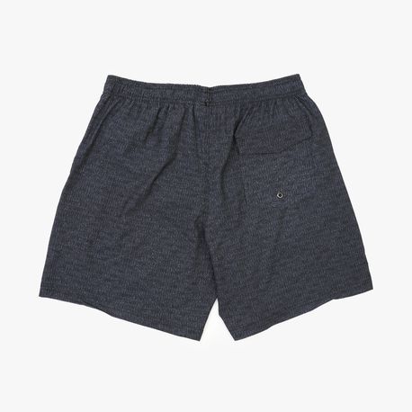 SHORTS TACTEL ELASTANO ESTAMPA MAQUINETADA 9140065 PRETO P
