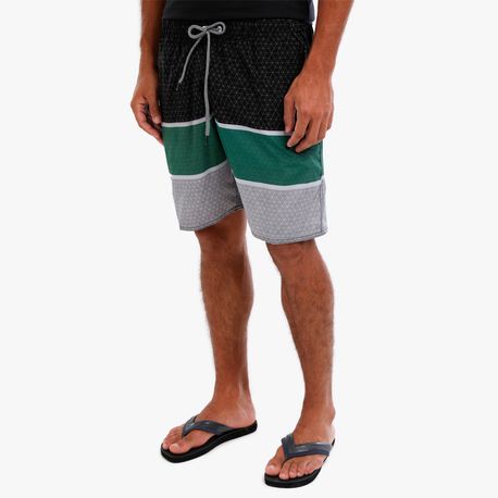 SHORTS TECNOLOGICO ESTAMPA BICOLOR 686AE GRAFITE/CINZA M