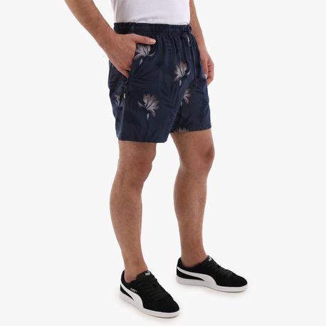 SHORT ESTAMPA FLORES VERMELHAS 65610 MARINHO P
