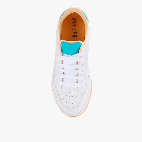 TENIS CASUAL COLORS 40110 BCO/AURORA 36