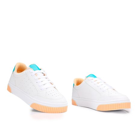 TENIS CASUAL COLORS 40110 BCO/AURORA 36