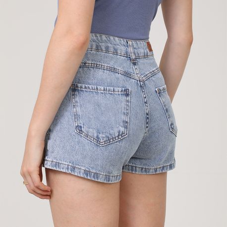SHORTS JEANS APLIC BOLSO EXPLOSAO 40293/B JEANS 36