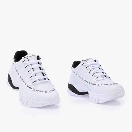 TENIS CASUAL 2280204 BCO/PTO 34