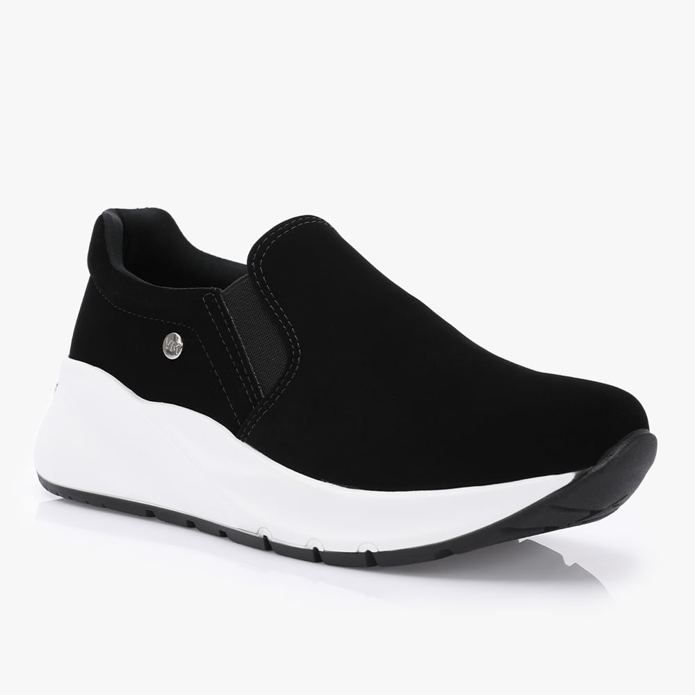 TENIS CASUAL SLIP ON 2217205 PRETO 39