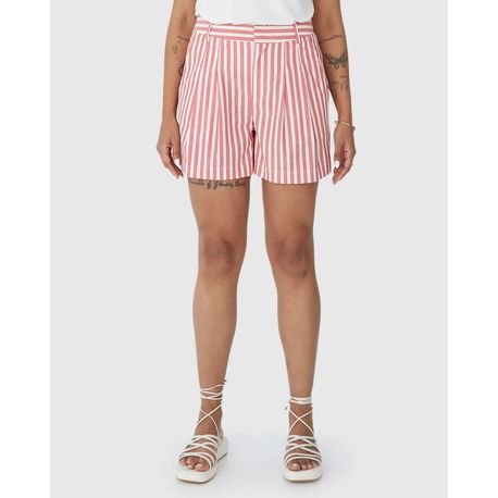 SHORTS ALFAIATARIA LISTRA 1505 VERMELHO P