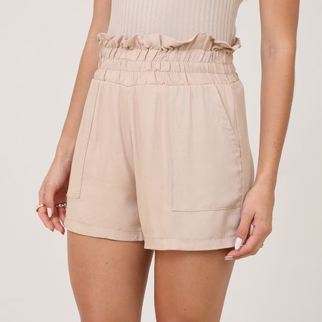SHORTS TP COS LARGO 30532 BEGE P