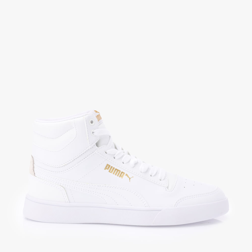TENIS SHUFFLE MID W 387666 01-WHITE-GOLD 38