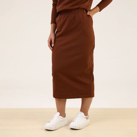SAIA MIDI MOLETOM 73079 MARROM P