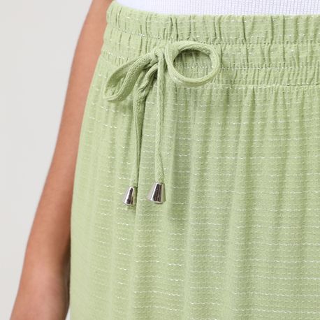 SAIA MIDI BABADO TALES 29585 VERDE G