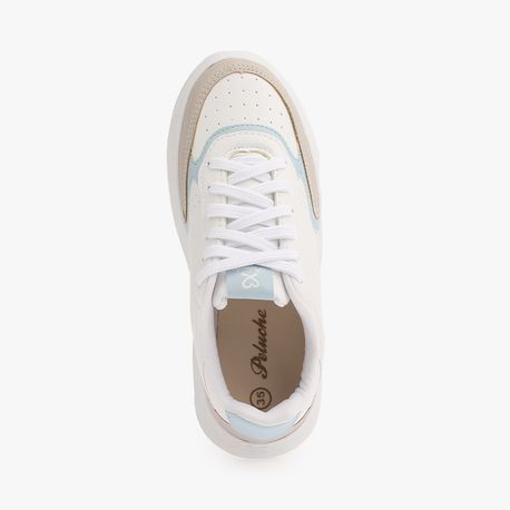 TENIS CASUAL 14704 BCO/CINZA/ACQUA/BCO 37