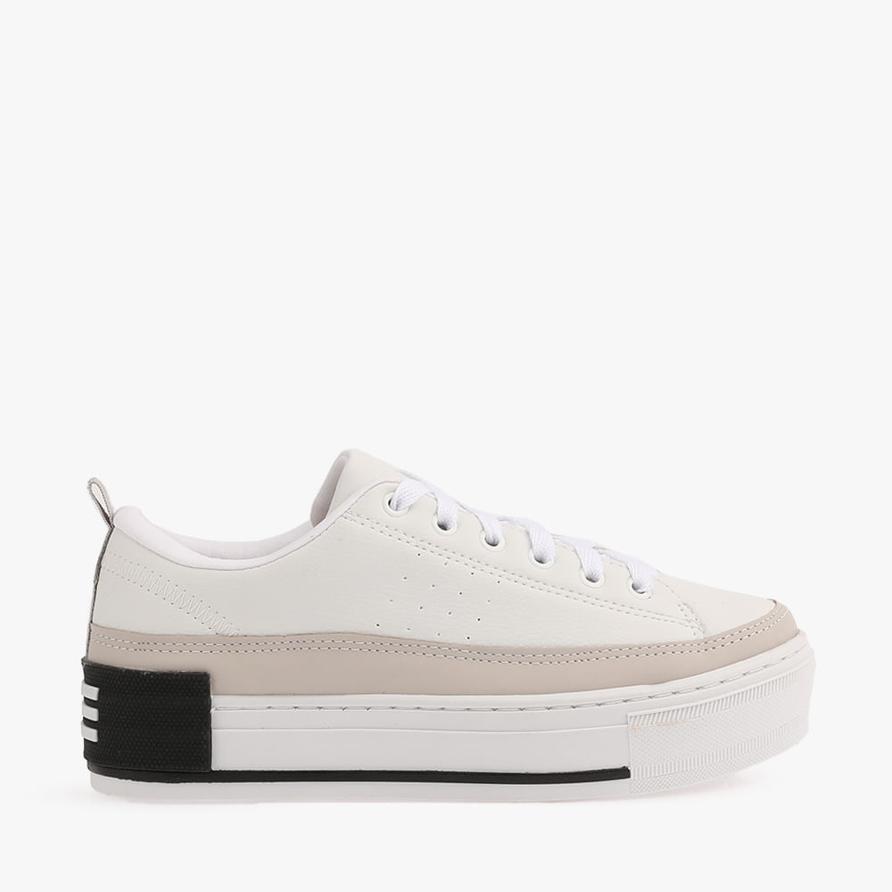 TENIS CASUAL 13703 BCO/CINZA/BCO 34