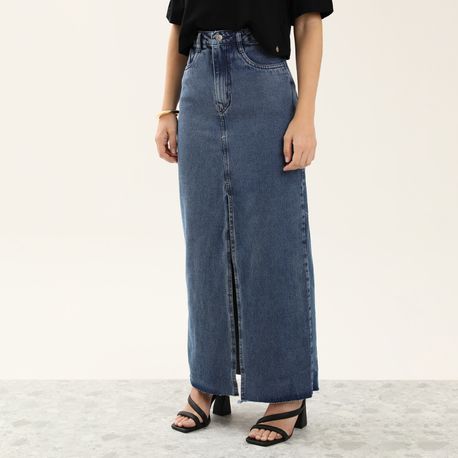 SAIA JEANS LONGA ABERT FRENTE V18-2394A JEANS 40