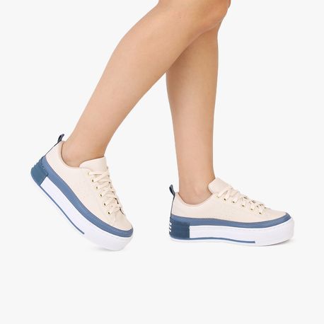 TENIS CASUAL 13703 OFF WHITE/SAFIRA/BCO 38