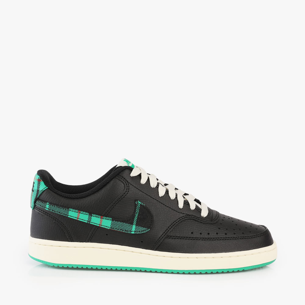 TENIS COURT VISION LO FD0321-010 BLACK/STADIUM GREEN-COCONUT MILK 44